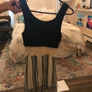 Cute Summer sleeveless blue dress